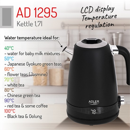 Adler AD 1295 Black Електрическа кана