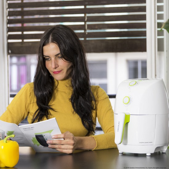 Cecotec 03051 Cecofry Compact Rapid White Фритюрник с горещ въздух
