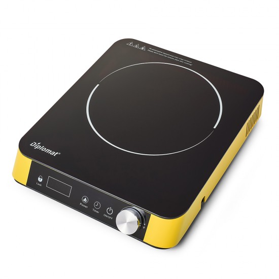 Diplomat DGC A1813K Yellow Керамичен котлон