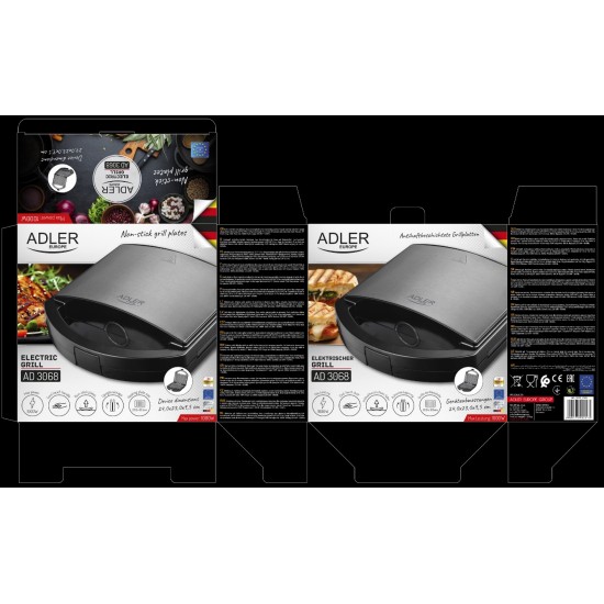 Adler AD 3068 Електрически грил