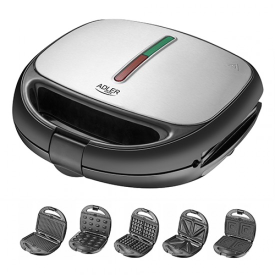 Adler AD 3040 Тостер за сандвичи 5 в 1