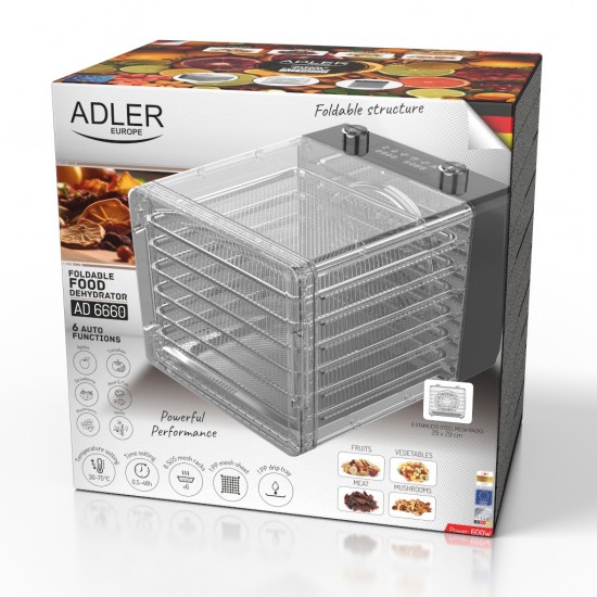Adler AD 6660 Дехидрататор на плодове и зеленчуци