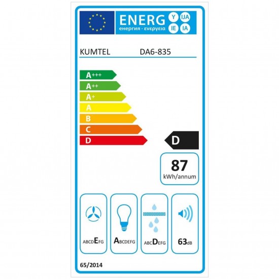 Kumtel DA6-835-A0R White Аспиратор