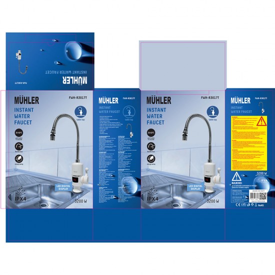 Muhler FWH-R3017T Проточен бойлер