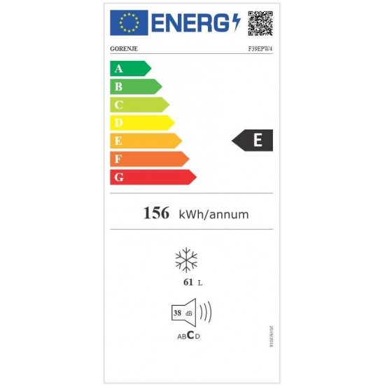 Gorenje F39EPW4 Фризер