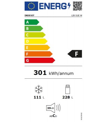 Indesit LI8 S1E W Хладилник с фризер