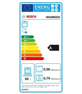 Bosch HKA090220 Готварска печка