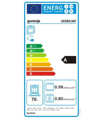 Gorenje GK5B41WF Готварска печка
