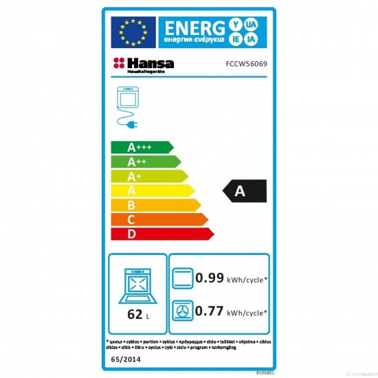 Hansa FCCW 56069 Готварска печка