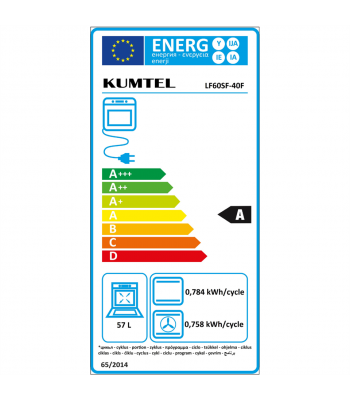 Kumtel LF60-SF40F Готварска печка