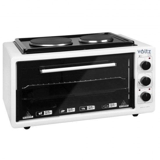 Voltz V51441BK50LC White Готварска печка