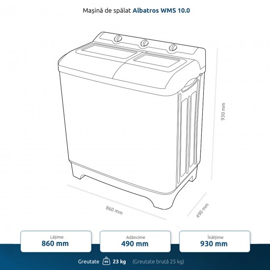 Albatros WMS10.0 Пералня