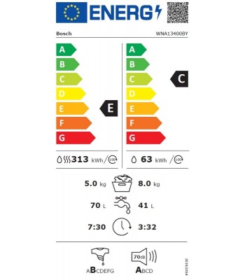 Bosch WNA13400BY Пералня със сушилня