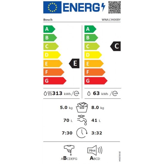 Bosch WNA13400BY Пералня със сушилня