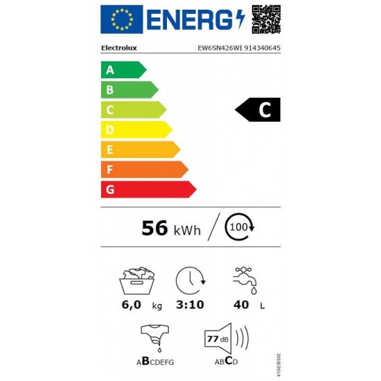 Electrolux EW6SN426WI Пералня