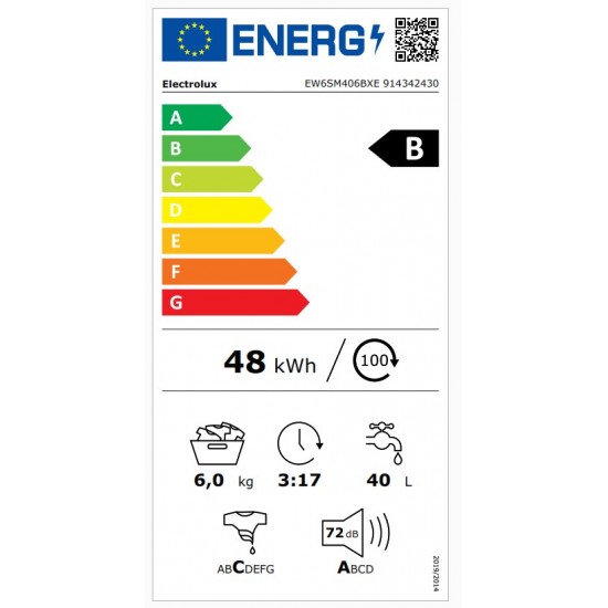 Electrolux EW6SM406BXE Пералня