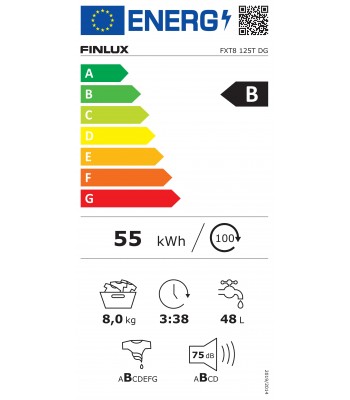 Finlux FXT8 125T DG Пералня