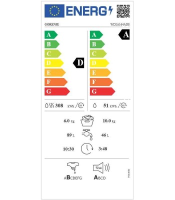 Gorenje WD2A164ADS Пералня със сушилня