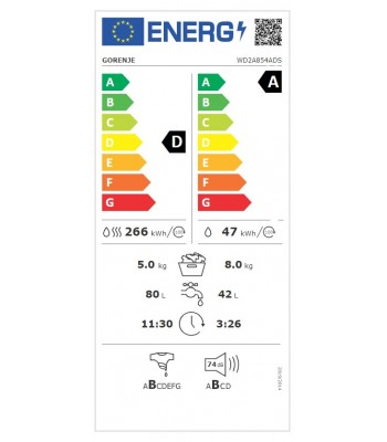 Gorenje WD2A854ADS Пералня сушилня