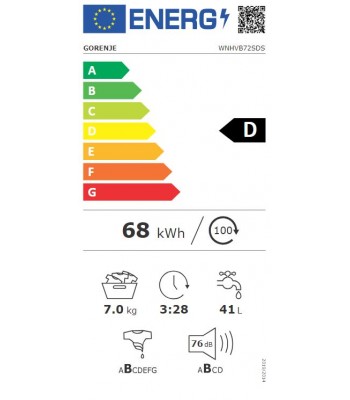Gorenje WNHVB72SDS Пералня