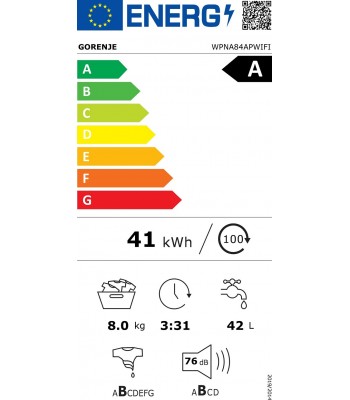 Gorenje WPNA84APWIFI Пералня