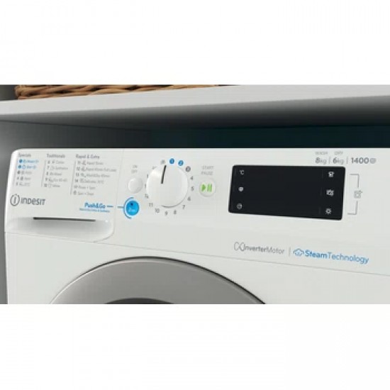 Indesit BDE 86436 WSV EE Пералня със сушилня