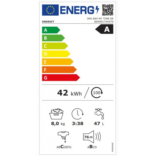Перални машини - Indesit IMA 864 My Time EE Пералня