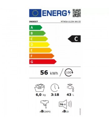 Indesit MTWSA 61294 W EE Пералня