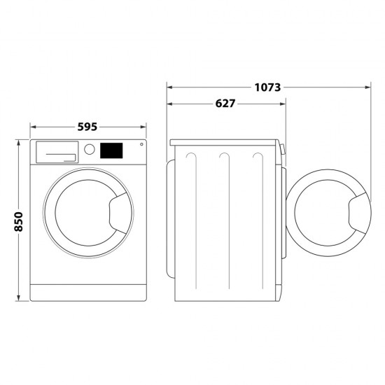 Whirlpool FFD 9489 BV EE Пералня