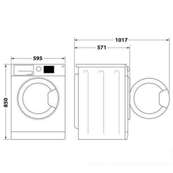 Whirlpool FFS 7469 W EE Пералня