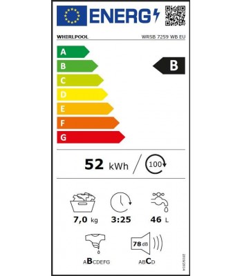Whirlpool WRSB 7259 WB EU Пералня