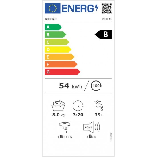 Gorenje WEI 843 Пералня