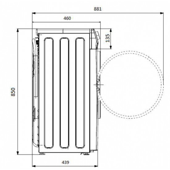 Heinner HWM-H6010E++ Пералня