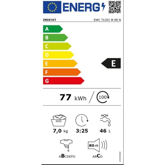 Indesit EWC 71252 W EE Пералня