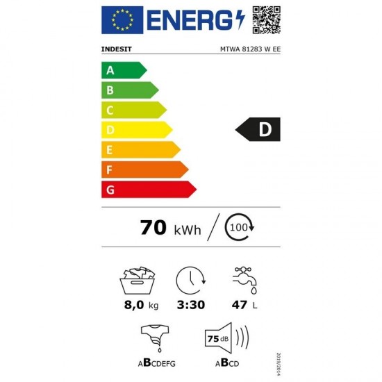 Indesit MTWA 81283 W EE Пералня