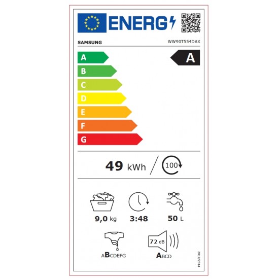 Samsung WW90T554DAX/S7 Пералня
