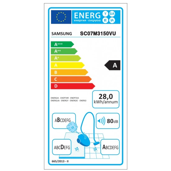 Samsung VC07M3150VU/GE Прахосмукачка