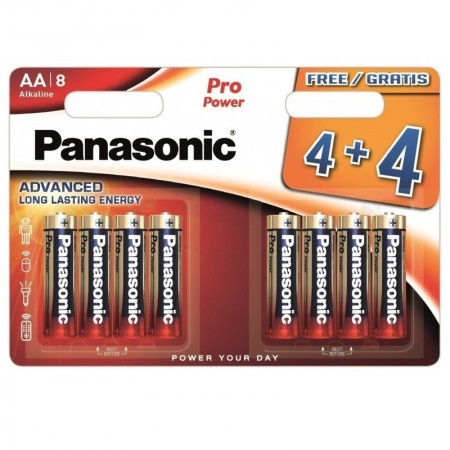 Panasonic Pro LR6PPG/8BW 4+4F Батерия