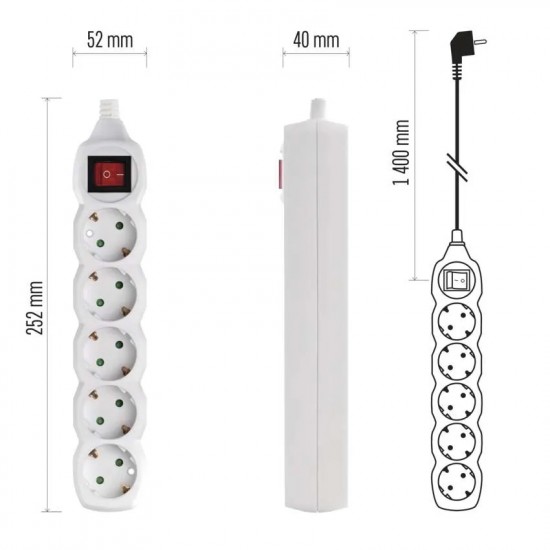 Emos P1521 Разклонител