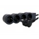 Legrand 694553 Black Разклонител