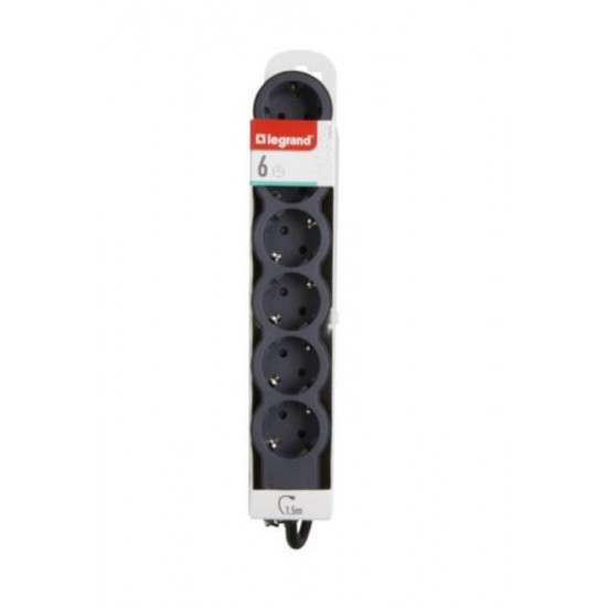 Legrand 694558 Black Разклонител