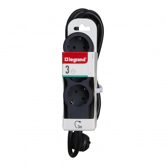 Legrand 694560 Black Разклонител