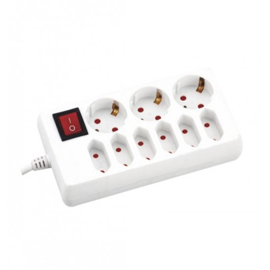 Lightex 850AS0000218 Разклонител 9г. 3м.
