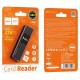 Hoco HB20 Mindful 2-in-1 USB 2.0 Black Card Reader