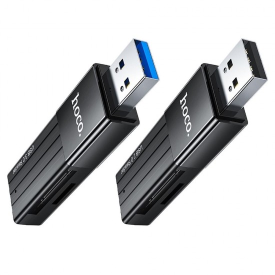 Hoco HB20 Mindful 2-in-1 USB 3.0 Black Card Reader