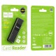 Hoco HB20 Mindful 2-in-1 USB 3.0 Black Card Reader