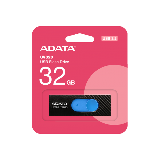 Adata UV320 32GB Black/Blue Преносима памет