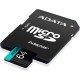 Adata MicroSDXC V30 64GB + Adapter Преносима памет