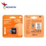 Adata MicroSDXC V10 128GB + adapter Преносима памет
