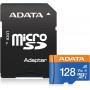 Adata MicroSDXC V10 128GB + adapter Преносима памет